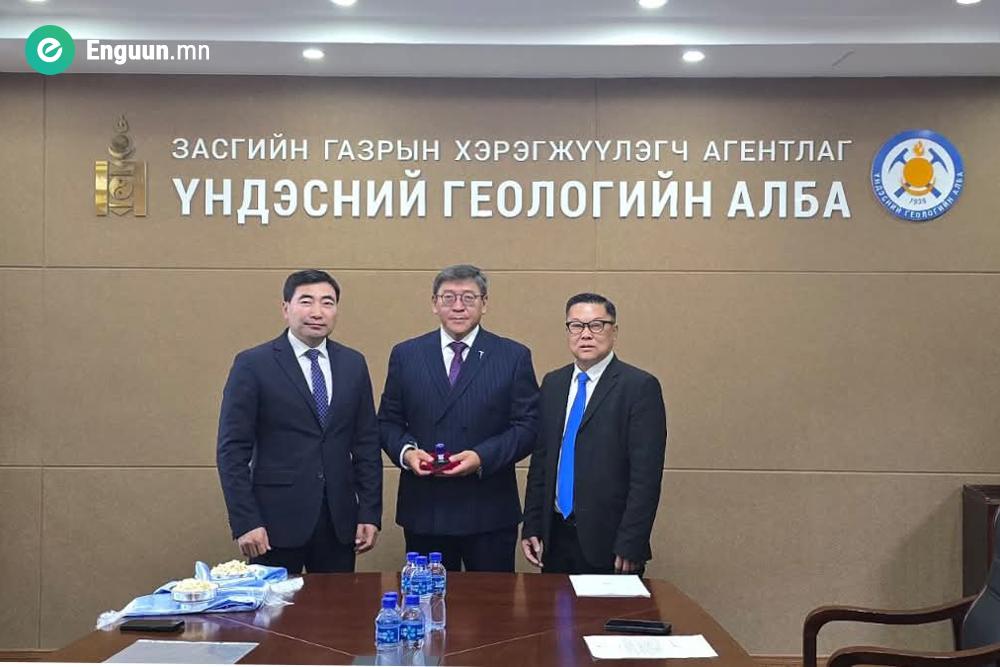 ҮНДЭСНИЙ ГЕОЛОГИЙН АЛБАНЫ ДАРГА ШИНЭЭР ТОМИЛОГДЛОО